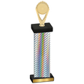 Single Silver Carbon Fiber Insert Trophy