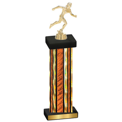 Single Orange Glacier Running Trophy