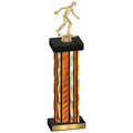 Single Orange Glacier Bowling Trophy