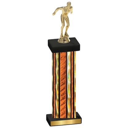 Single Orange Glacier Swimming Trophy