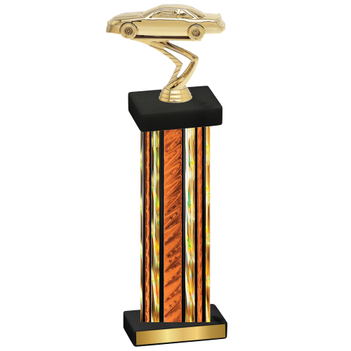 Single Orange Glacier Cars Trophy