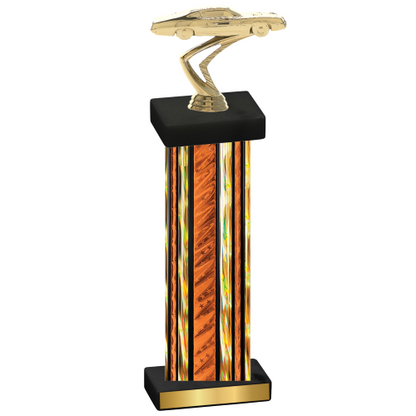 Single Orange Glacier Cars Trophy