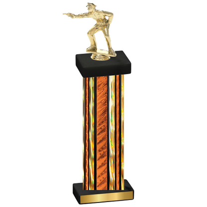 Single Orange Glacier Shooter Trophy