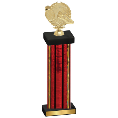 Single Red Glacier Running Trophy