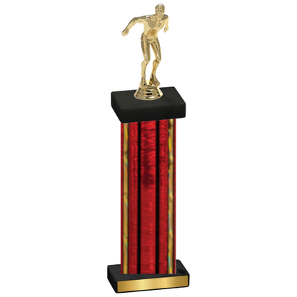 Single Red Glacier Swimming Trophy