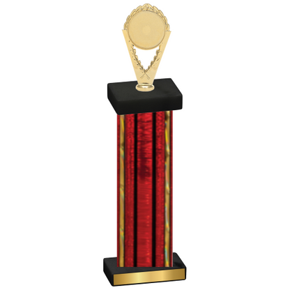 Single Red Glacier Insert Trophy