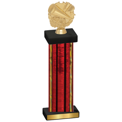 Single Red Glacier Cheerleading Trophy