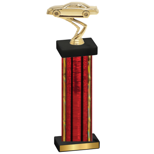 Single Red Glacier Cars Trophy