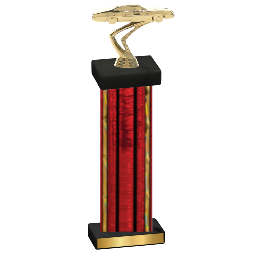 Single Red Glacier Cars Trophy