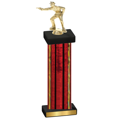 Single Red Glacier Shooter Trophy