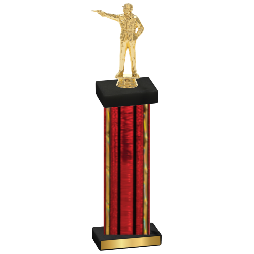 Single Red Glacier Shooter Trophy