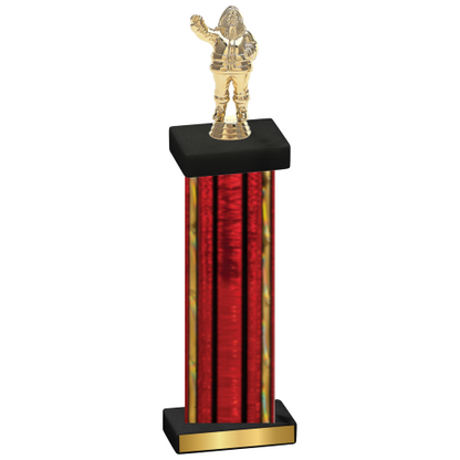 Single Red Glacier Holiday Trophy