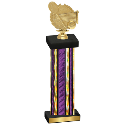 Single Purple Glacier Tennis Trophy