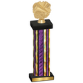 Single Purple Glacier Cheerleading Trophy