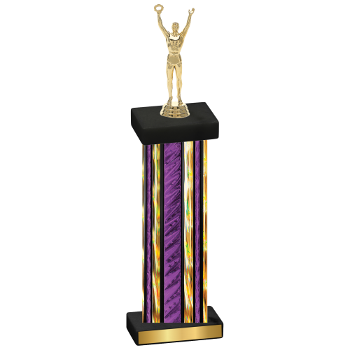 Single Purple Glacier Victory Trophy