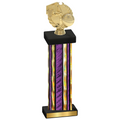 Single Purple Glacier Basketball Trophy