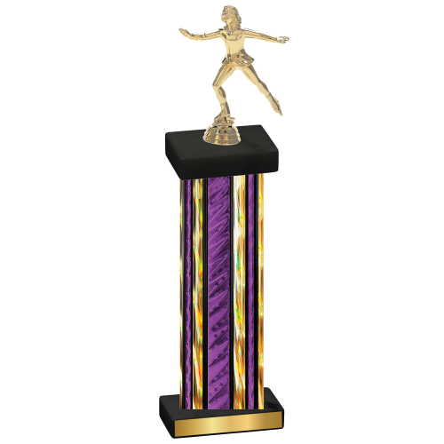 Single Purple Glacier Skater Trophy