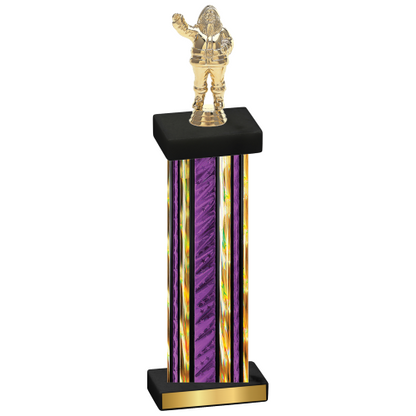 Single Purple Glacier Holiday Trophy