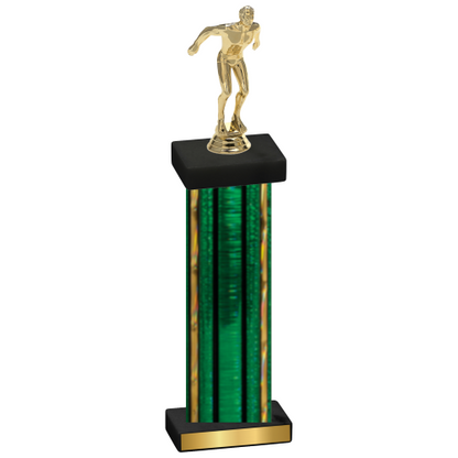 Single Green Glacier Swimming Trophy