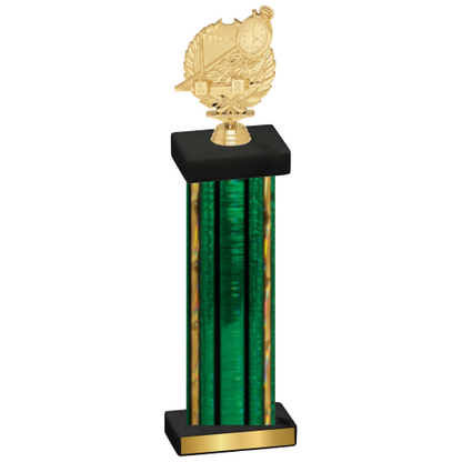 Single Green Glacier Swimming Trophy