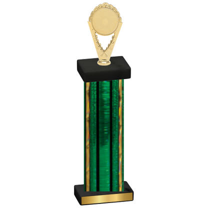 Single Green Glacier Insert Trophy