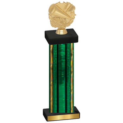 Single Green Glacier Cheerleading Trophy