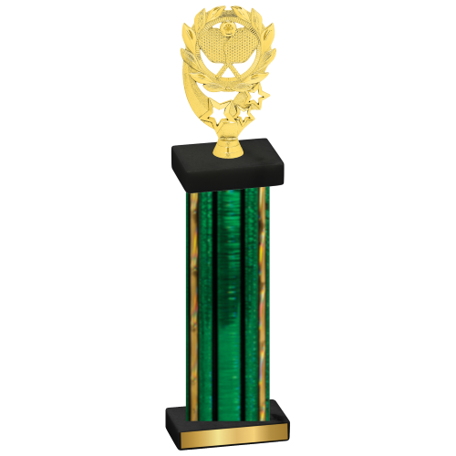 Single Green Glacier Pickleball Trophy