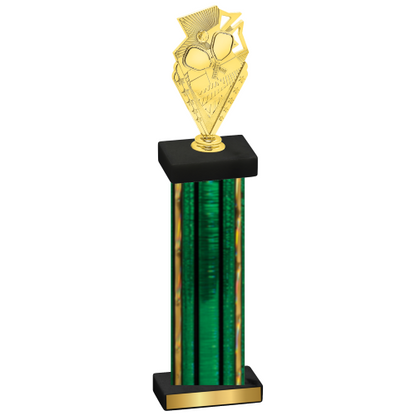 Single Green Glacier Pickleball Trophy