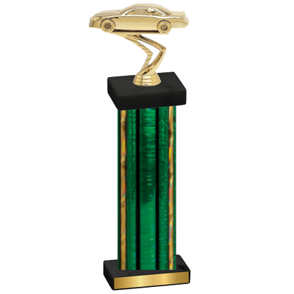 Single Green Glacier Cars Trophy