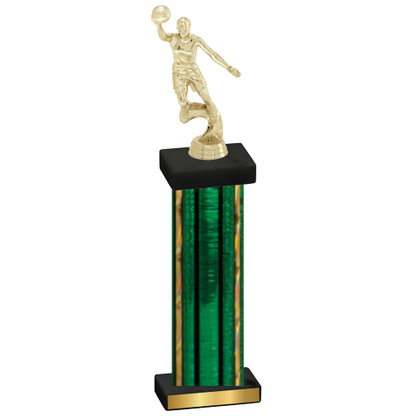 Single Green Glacier Basketball Trophy