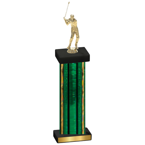 Single Green Glacier Golf Trophy