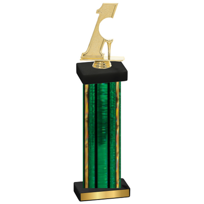 Single Green Glacier Golf Trophy