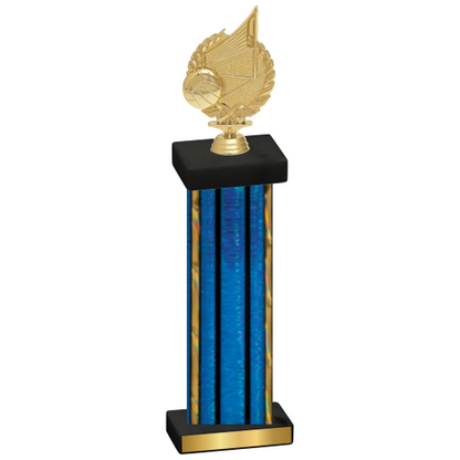 Single Blue Glacier Volleyball Trophy