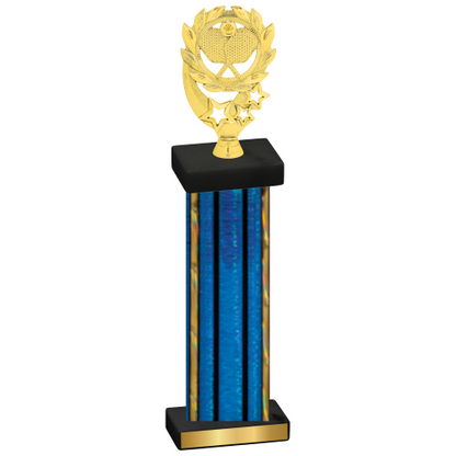 Single Blue Glacier Pickleball Trophy