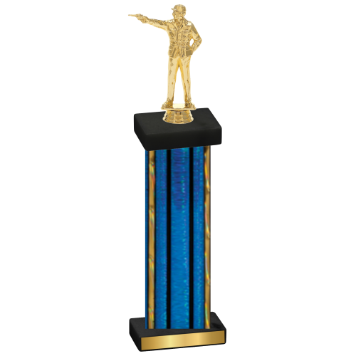 Single Blue Glacier Shooter Trophy