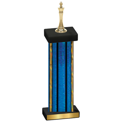 Single Blue Glacier Chess Trophy