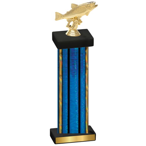 Single Blue Glacier Fishing Trophy