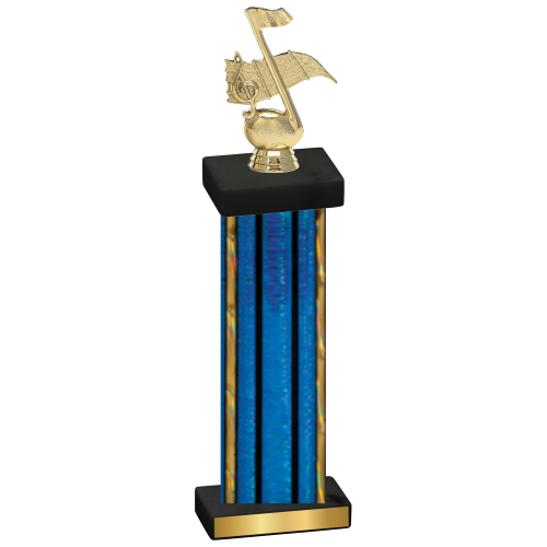 Single Blue Glacier Music Trophy