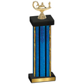 Single Blue Glacier Academics Trophy