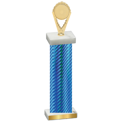 Single Blue Carbon Fiber Insert Trophy