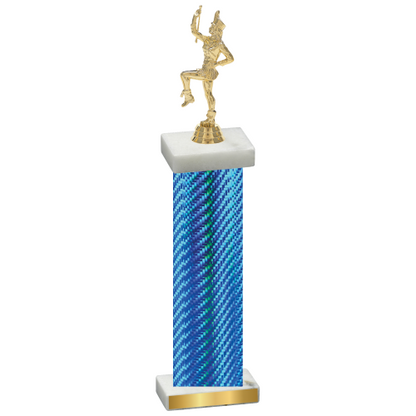 Single Blue Carbon Fiber Majorette Trophy