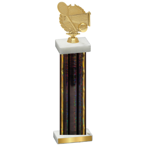 Single Black Glacier Tennis Trophy