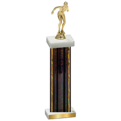 Single Black Glacier Tennis Trophy