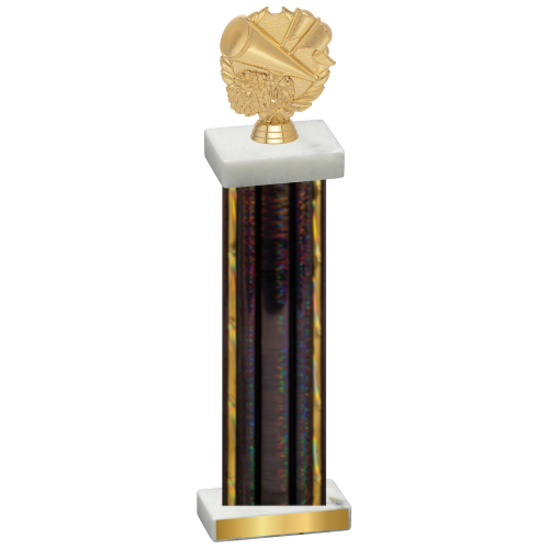 Single Black Glacier Cheerleading Trophy