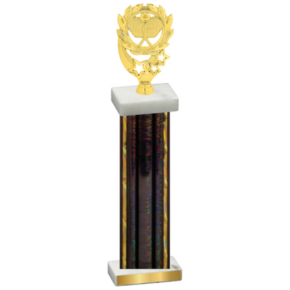 Single Black Glacier Pickleball Trophy