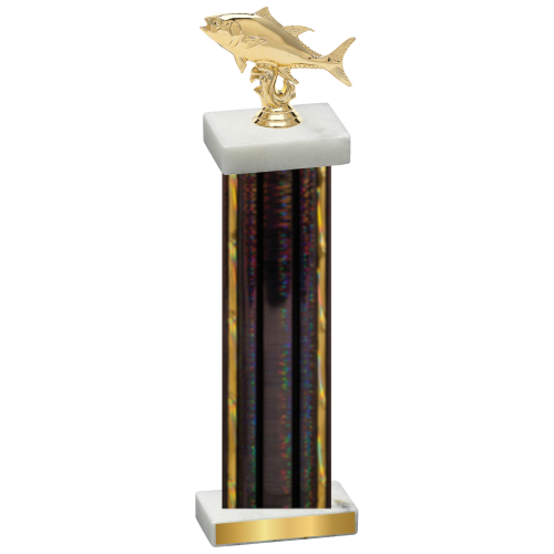 Single Black Glacier Fishing Trophy