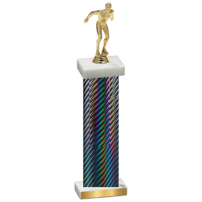 Single Black Carbon Fiber Swimming Trophy