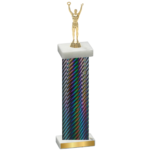 Single Black Carbon Fiber Victory Trophy