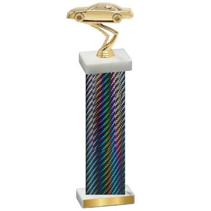 Single Black Carbon Fiber Cars Trophy