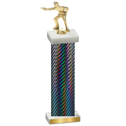 Single Black Carbon Fiber Shooter Trophy